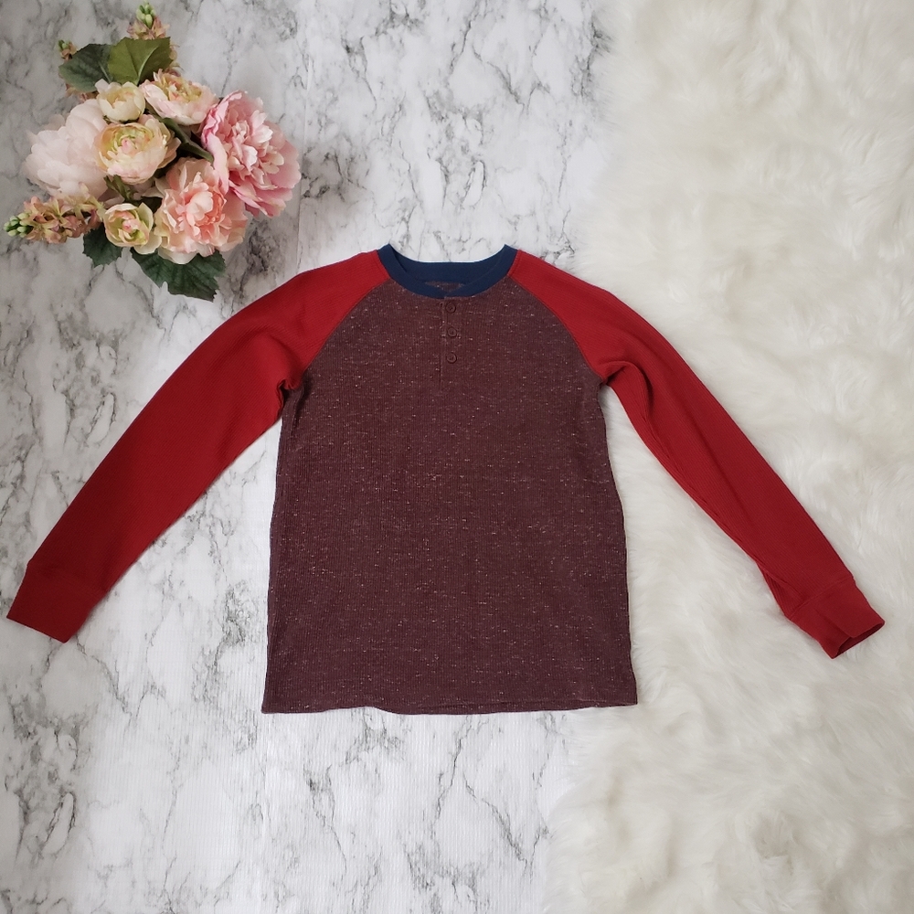 💕 Wonder Nation Long Sleeve Tee Size Large 10-12